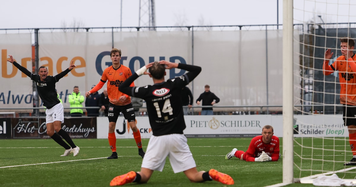 Kozakken Boys neemt punt mee uit Volendam, RKC-target mist grote kans