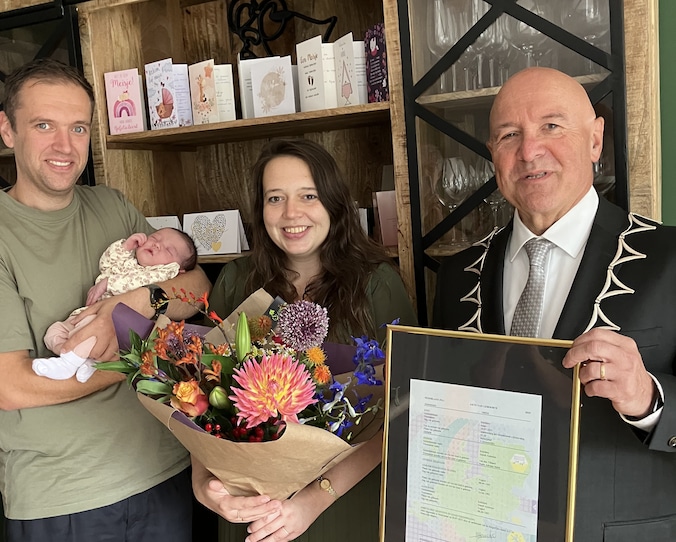 Baby Anne is 85.000ste inwoner Meierijstad | Regio | BD.nl