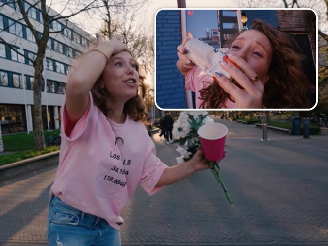 Youtuber Rhodé Kok duikt in het Tilburgse studentenleven: ‘Is dit ...