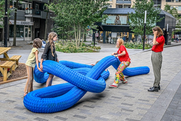 Levende struiken, dansende winkelwagentjes: ‘Was het maar alle dagen ...