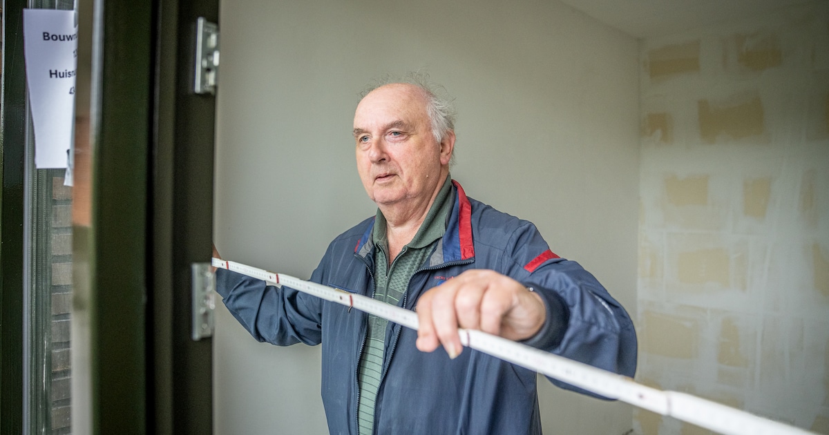Meneer Tabbers (62) ruilt zijn te grote gezinswoning in voor een nieuw appartement