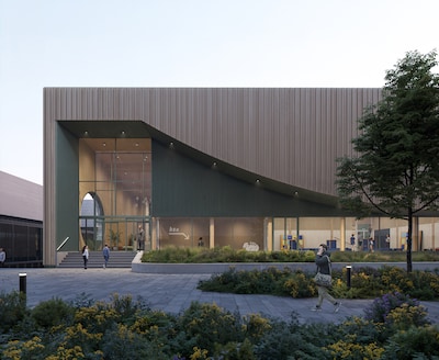 Nieuwe turnhal in Tilburg wordt blikvanger met spagaatdak, ‘Geïnspireerd door elegantie van de turns