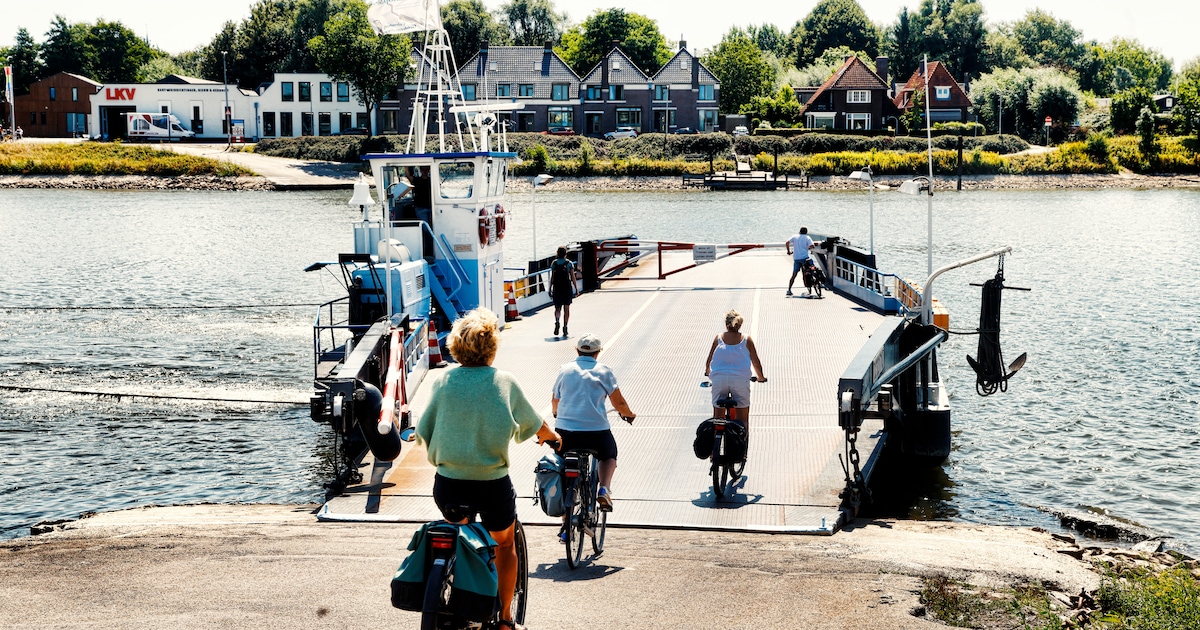 Pontje bij Culemborg wéér uit de vaart door laagwater