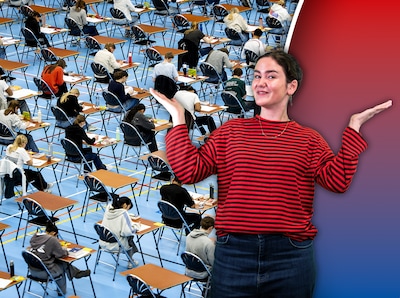 Wiskunde, filosofie en zwetende handen: zou jij nog slagen voor de eindexamens? Doe de quiz van Faye