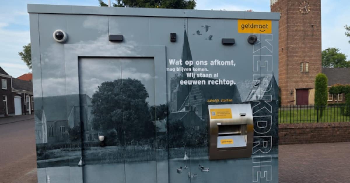 Nieuwe uitstraling pinautomaat in Kerkdriel vertelt verhaal van dorp en historie