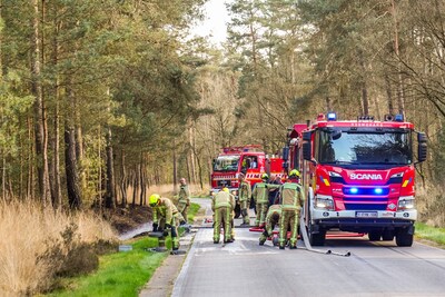 Weer bosbrand bij grensgebied Budel, ook in Hamont mogelijk sprake van brandstichting