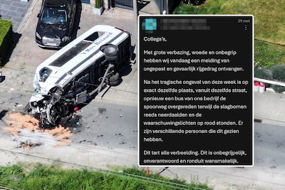 Drie dagen na fataal ongeluk in België rijdt buschauffeur door rood bij zelfde spoorwegovergang