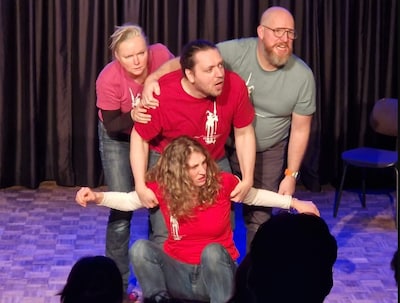 Theatersportvoorstelling Dulcinea Eindhoven tegen Zoete Lieve uit Den Bosch