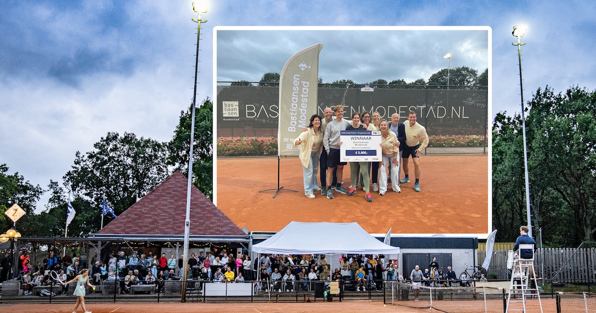 Briljant: ‘reuzendoder’ Cynthia (43) wint 5000 euro door meerdere toptennissers te verslaan