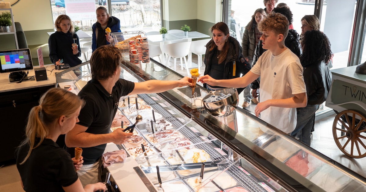 Van ijs naar ijsjes: met recordwarmte gooit ijssalon in Berkel-Enschot de deuren open