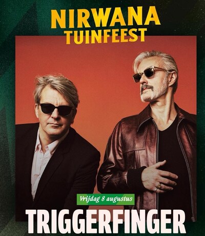 Triggerfinger vervangt Heideroosjes bij Nirwana Tuinfeest